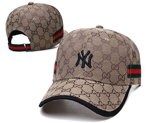 gucci yankees hat dhgate|Gucci hat snake print.